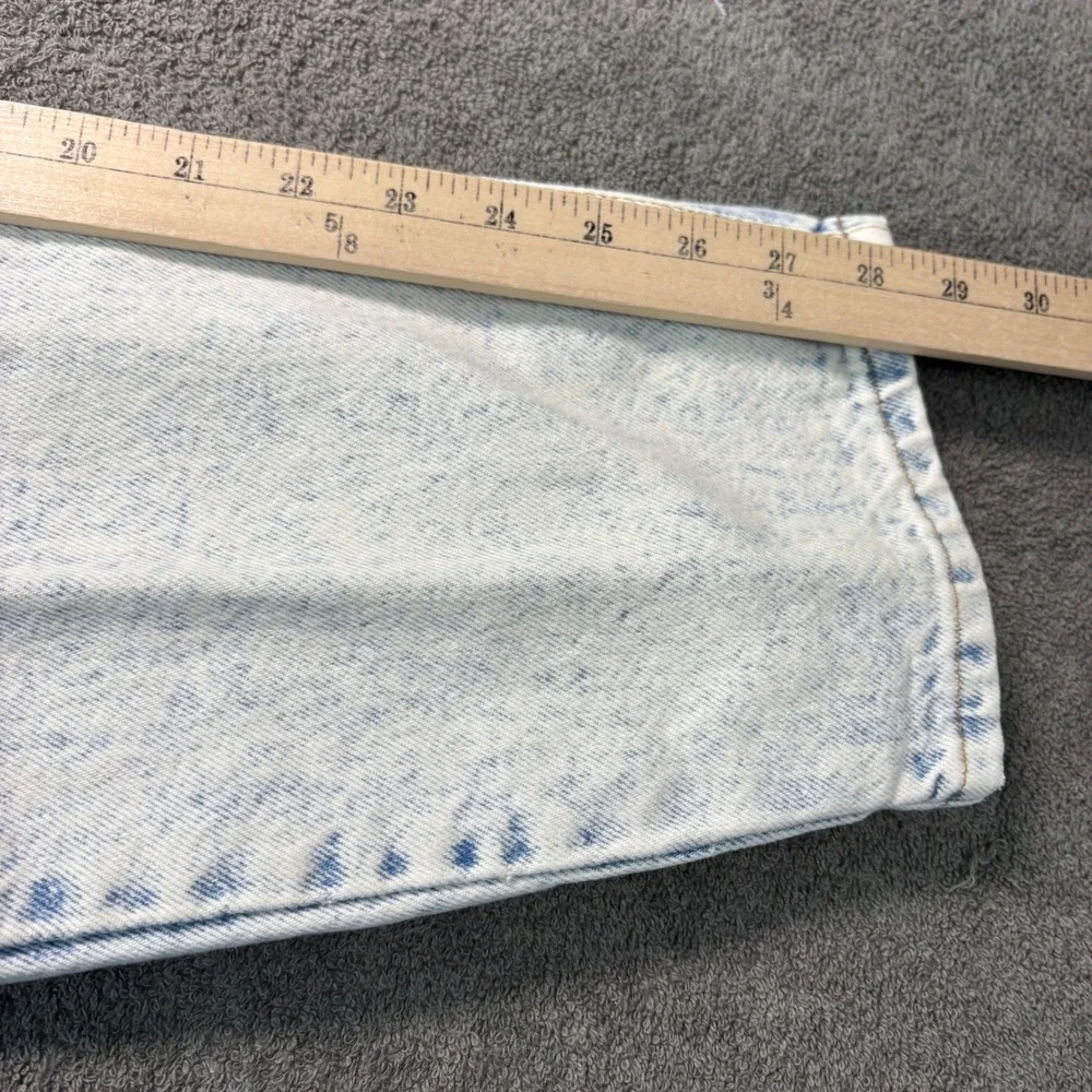 Levi's Jeans Mens 34x30 Blue 550 Relaxed Fit Orange Tab Acid Wash USA 40550-0208